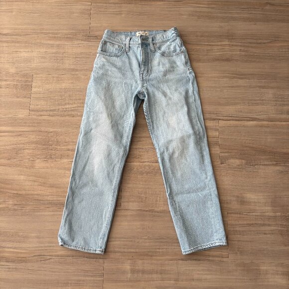 MADEWELL PERFECT VINTAGE STRAIGHT JEANS - Petite - Picture 2 of 2